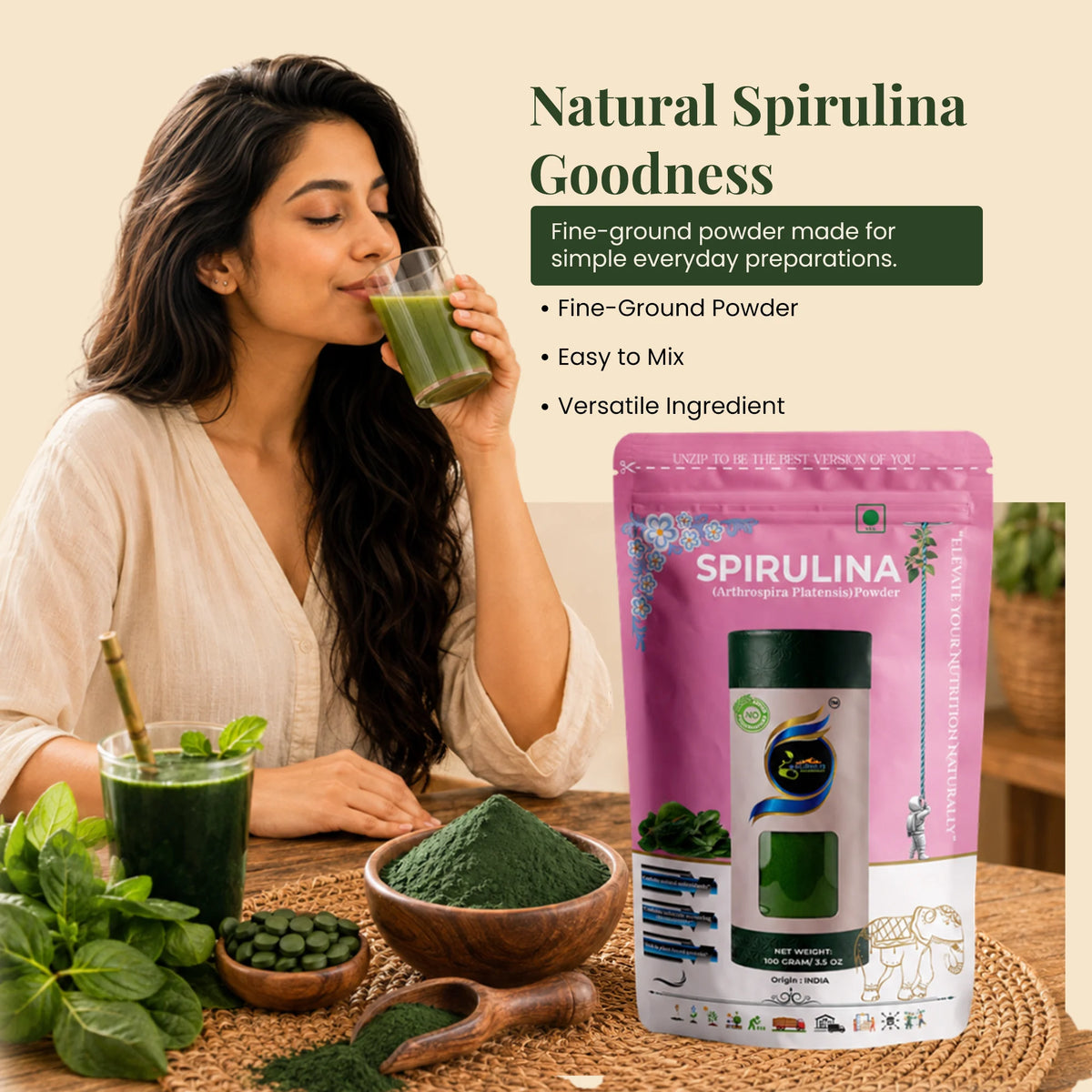 Spirulina Powder by Ruphe19 Naturenest, photo 4