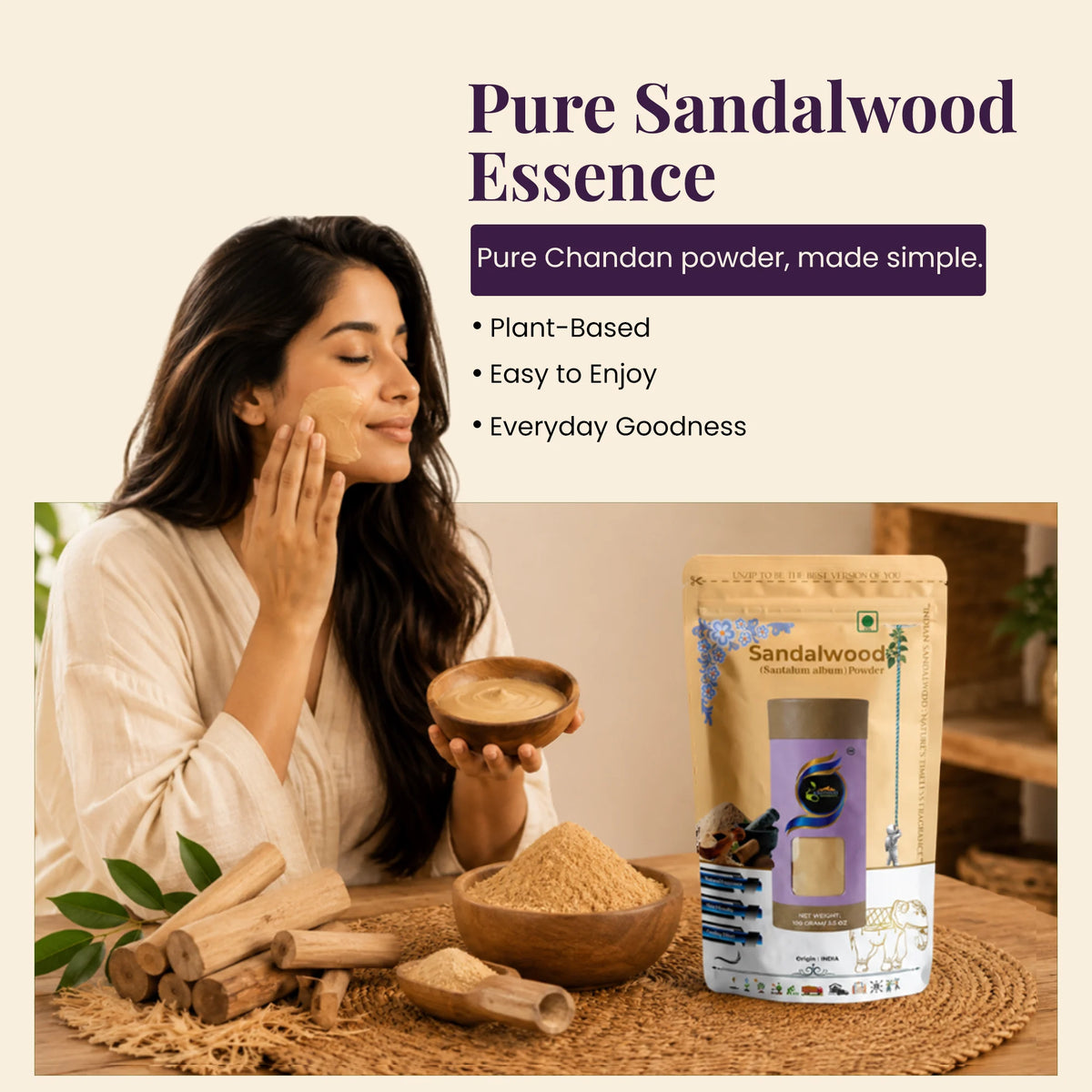 Sandalwood (Chandan) Powder by Ruphe19 Naturenest, photo 5
