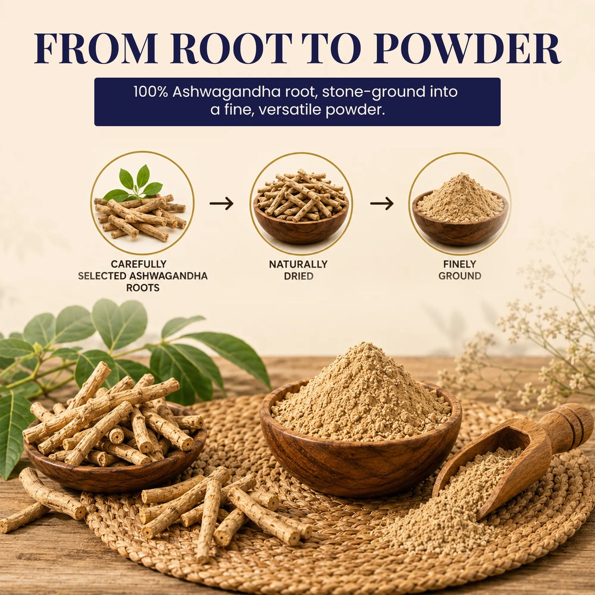Ashwagandha Root Powder by Ruphe19 Naturenest, photo 4