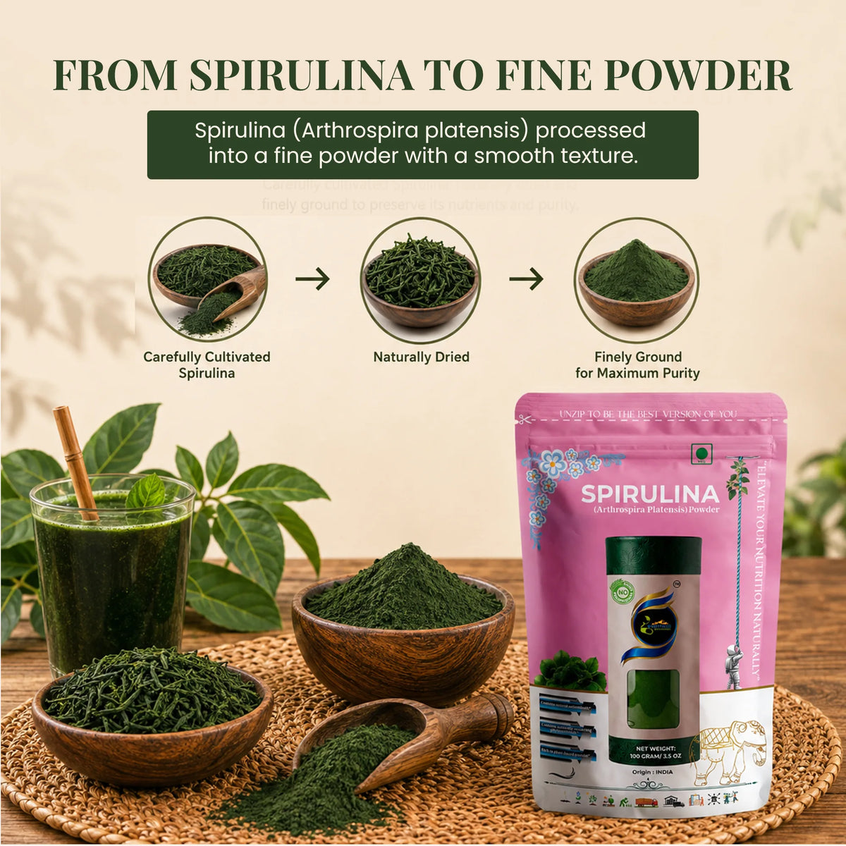 Spirulina Powder by Ruphe19 Naturenest, photo 5