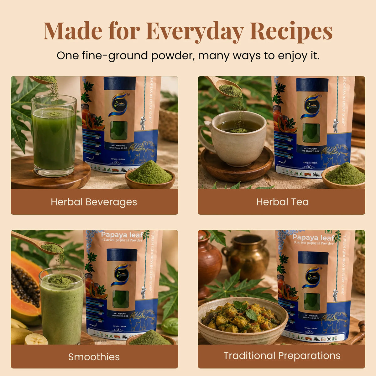 Papaya Leaf Powder by Ruphe19 Naturenest, photo 5