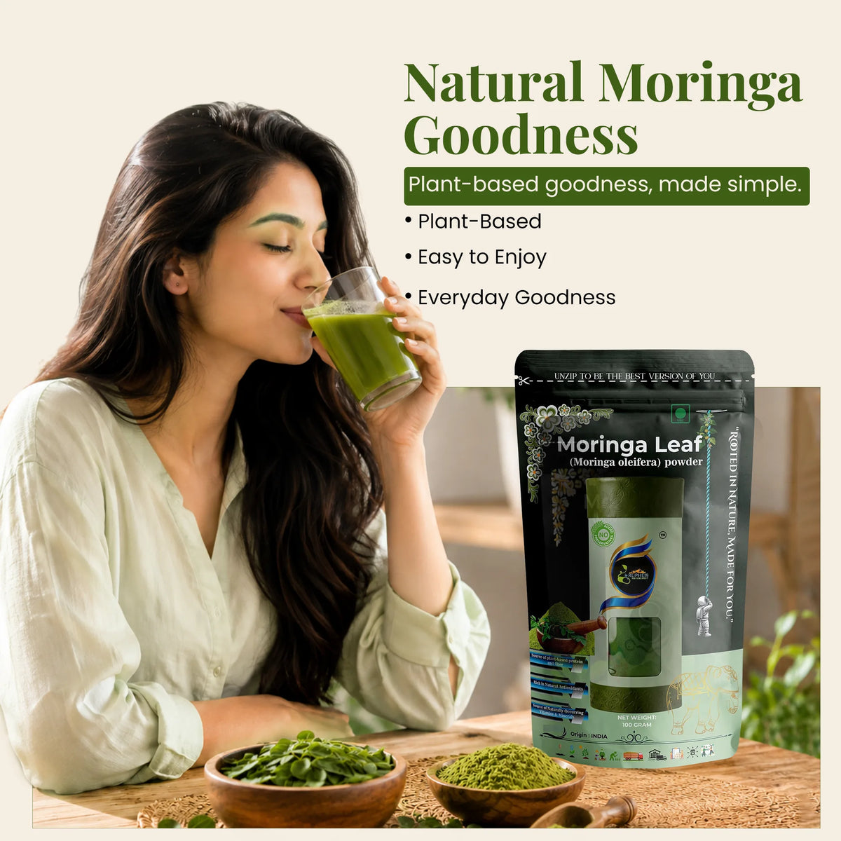 Moringa Leaf Powder by Ruphe19 Naturenest, photo 3