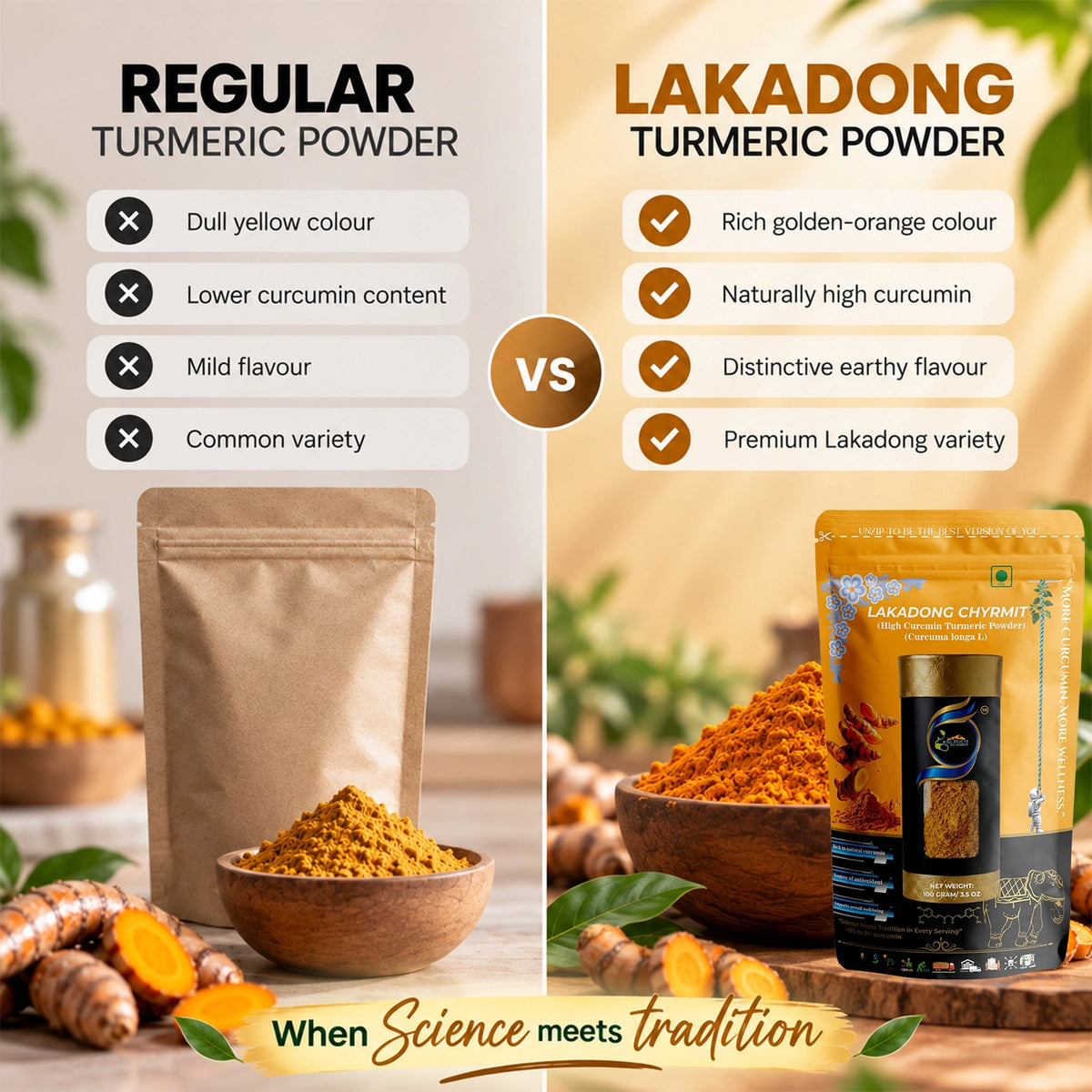 Lakadong Turmeric Powder