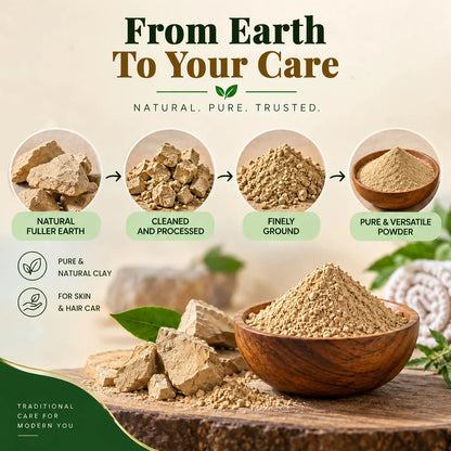 Multani Mitti (Fuller's Earth) Powder by Ruphe19 Naturenest, photo 5