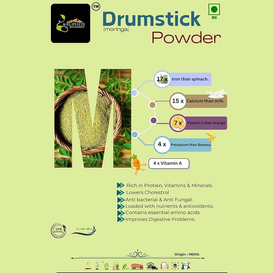Drumstick Powder (Moringa oleifera)