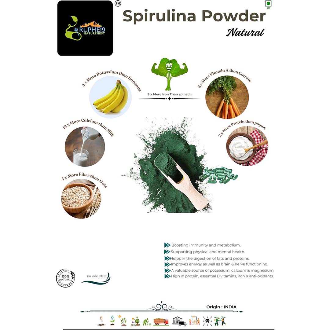 Spirulina Powder – Natural Superfood for Immunity & Vitality