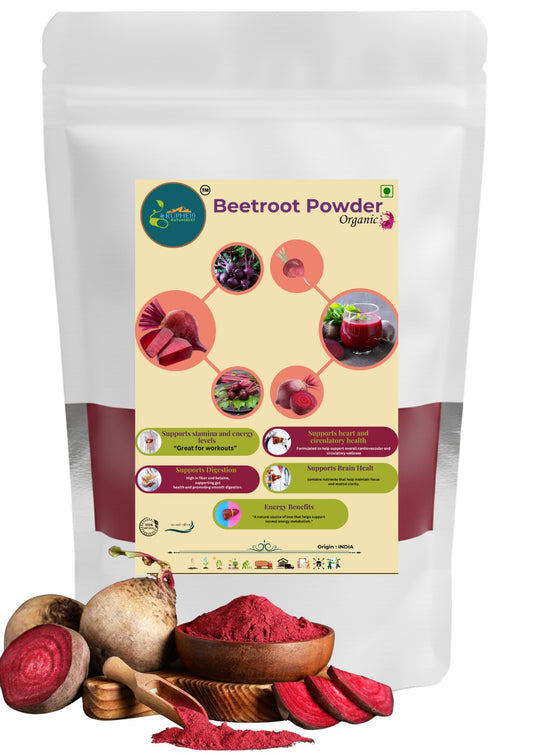 Beetroot Powder – Natural Nitrate Booster for Energy & Glow