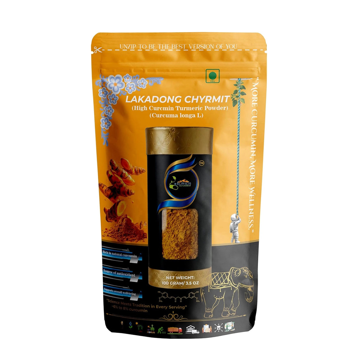 Lakadong Turmeric Powder
